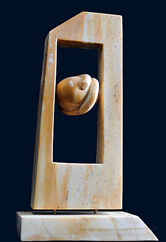 2013 - La porta della vita - Giallo di Siena cm 35x15x6.5